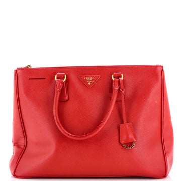 Prada Double Zip Lux Tote Saffiano Leather Large
