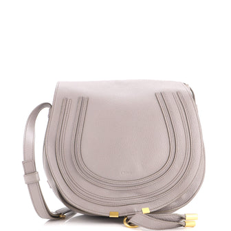 Chloe Marcie Saddle Bag Leather Medium