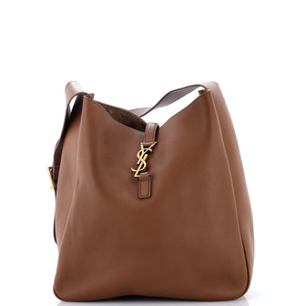 Saint Laurent Le 5 a 7 Supple Hobo Leather Large