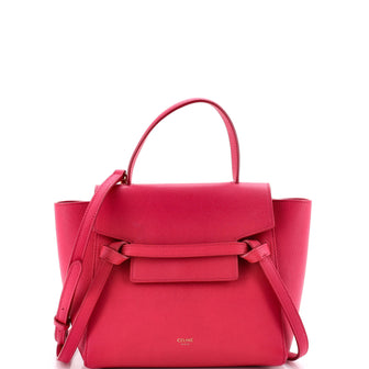 Celine Belt Bag Textured Leather Nano