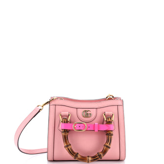 Gucci Diana NM Bamboo Handle Tote Leather Mini