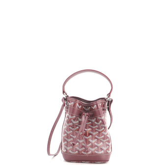 Goyard Petit Flot Bucket Bag Coated Canvas Mini