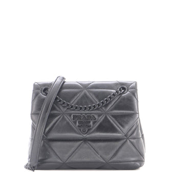 Prada Spectrum Flap Bag Quilted Nappa Leather Small