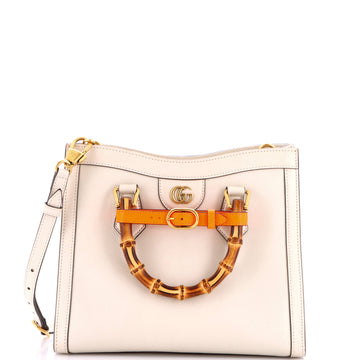 Gucci Diana NM Bamboo Handle Tote Leather Small