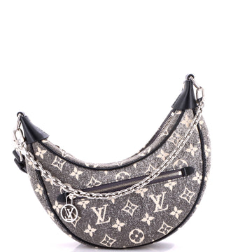 Louis Vuitton Loop Handbag Monogram Jacquard Denim