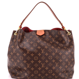 Louis Vuitton Graceful Handbag Monogram Canvas MM