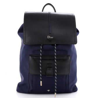 Christian Dior Motion Backpack Nylon and Leather Medium