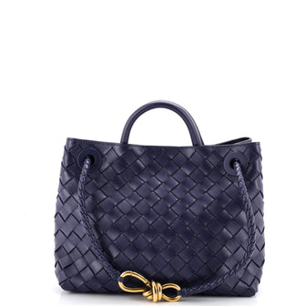Bottega Veneta Andiamo Top Handle Bag Intrecciato Nappa Small