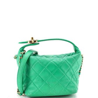 Chanel Perfect Meeting Hobo Quilted Lambskin Small