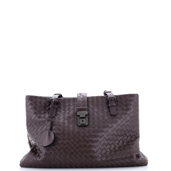 Bottega Veneta Roma Bag Intrecciato Nappa Medium