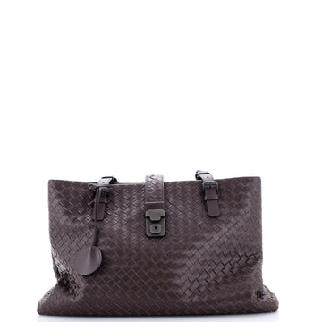Bottega Veneta Roma Bag Intrecciato Nappa Medium