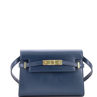 Saint Laurent Manhattan Shoulder Bag Leather Small