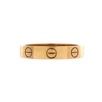 Cartier Love Wedding Band Ring 18K Yellow Gold