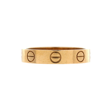 Cartier Love Wedding Band Ring 18K Yellow Gold