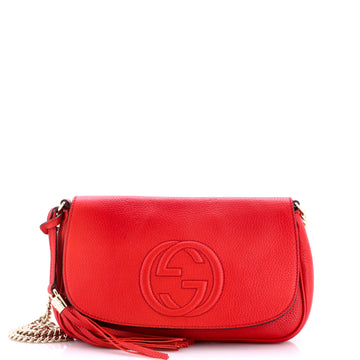 Gucci Soho Chain Crossbody Bag Leather Medium