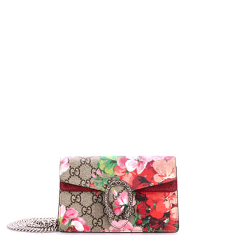 Gucci Dionysus Bag Blooms Print GG Coated Canvas Super Mini