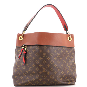 Louis Vuitton Tuileries Hobo Monogram Canvas with Leather