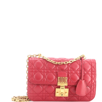 Christian Dior Dioraddict Flap Bag Cannage Quilt Lambskin Medium