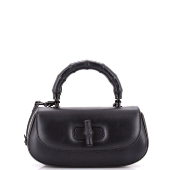 Gucci Bamboo Diva Top Handle Bag Leather Medium