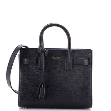 Saint Laurent Sac de Jour Bag Leather Nano