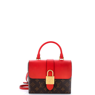 Louis Vuitton Locky Handbag Monogram Canvas with Leather BB