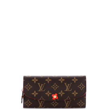 Louis Vuitton Emilie Wallet Limited Edition Blooming Flowers Monogram Canvas