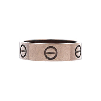 Cartier Love Band Ring 18K White Gold