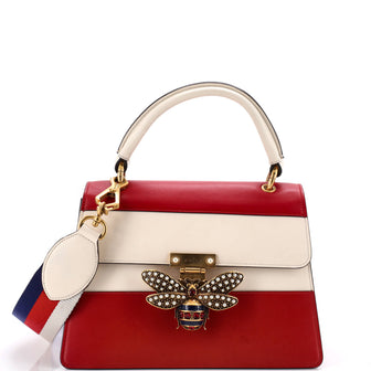 Gucci Queen Margaret Top Handle Bag Colorblock Leather Small