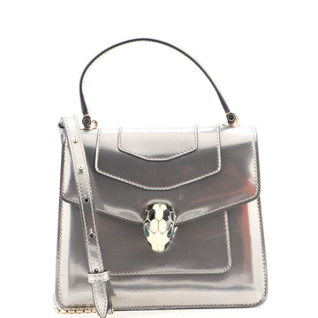 Bvlgari Serpenti Top Handle Bag Patent Small