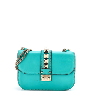 Valentino Garavani Glam Lock Shoulder Bag Leather Small