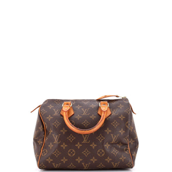 Louis Vuitton Speedy Handbag Monogram Canvas 25