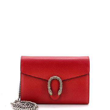 Gucci Dionysus Chain Wallet Leather with Embellished Detail Small