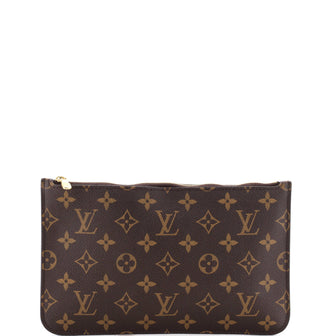 Louis Vuitton Neverfull Pochette Monogram Canvas Large