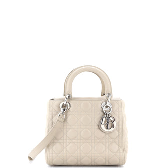 Christian Dior Lady Dior NM Bag Cannage Quilt Grained Lambskin Medium