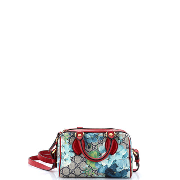 Gucci Convertible Boston Bag Blooms Print GG Coated Canvas Nano