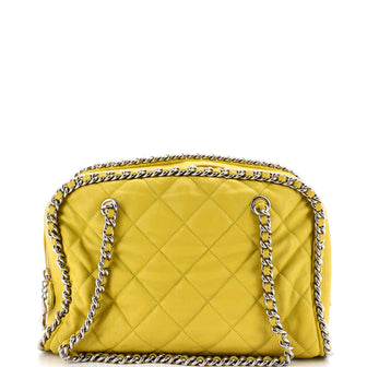 Chanel Chain Around Bowling Bag Quilted Calfskin Medium