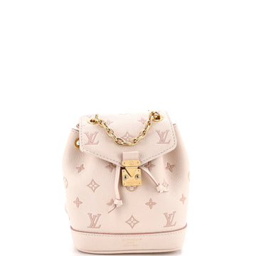 Louis Vuitton Noe Backpack Outline Monogram Empreinte Leather Nano