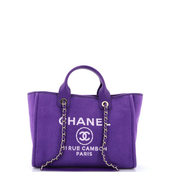 Chanel Deauville NM Tote Mixed Fibers Small