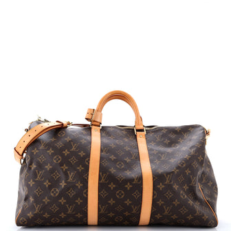 Louis Vuitton Keepall Bandouliere Bag Monogram Canvas 50
