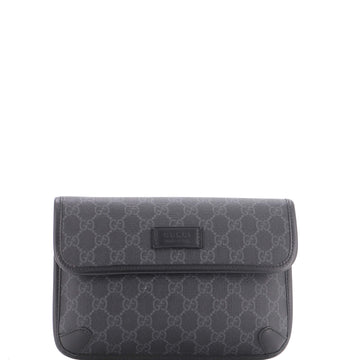 Gucci Web Flap Belt Bag GG Coated Canvas