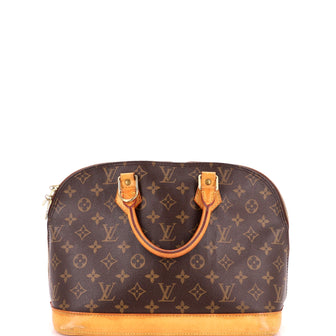 Louis Vuitton Vintage Alma Handbag Monogram Canvas PM