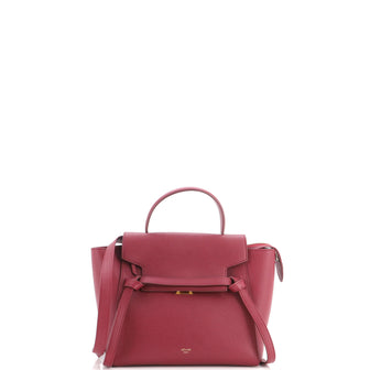 Celine Belt Bag Textured Leather Micro