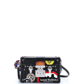 Louis Vuitton Petite Malle Handbag Limited Edition World Tour Epi Leather