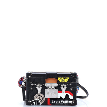 Louis Vuitton Petite Malle Handbag Limited Edition World Tour Epi Leather