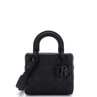 Christian Dior Ultra Matte My ABCDior Lady Dior Bag Cannage Quilt Calfskin