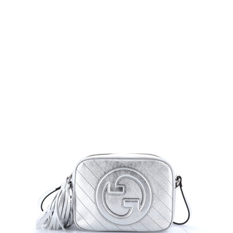 Gucci Blondie NM Camera Shoulder Bag Diagonal Quilted Leather Small