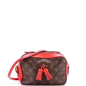 Louis Vuitton Saintonge Handbag Monogram Canvas with Leather