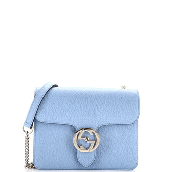 Gucci Interlocking Shoulder Bag Leather Small