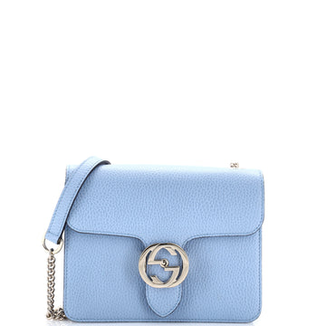 Gucci Interlocking Shoulder Bag Leather Small