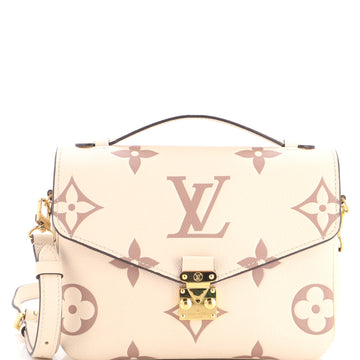 Louis Vuitton Pochette Metis Bicolor Monogram Empreinte Giant